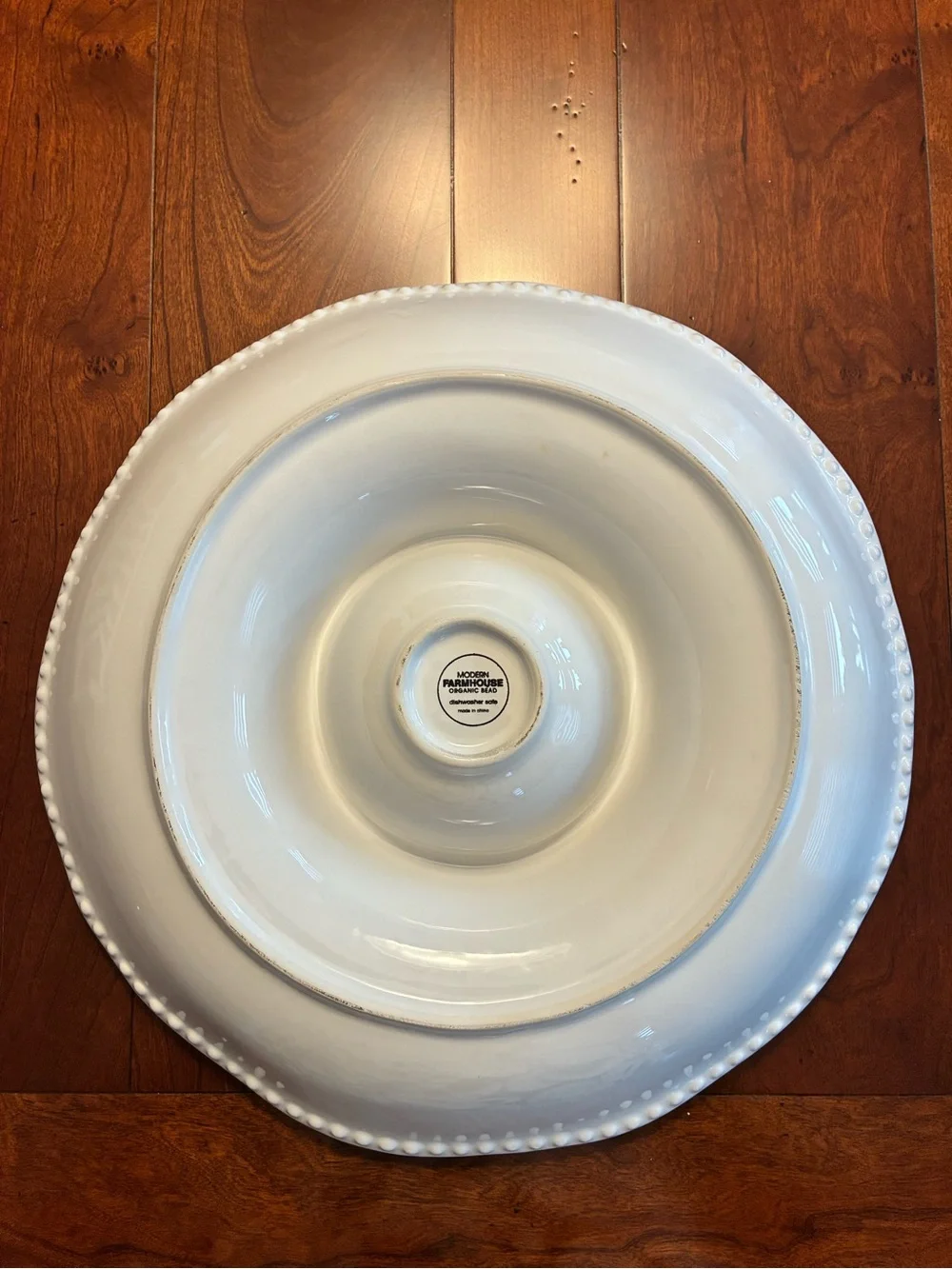 White Ceramic Serving Platter